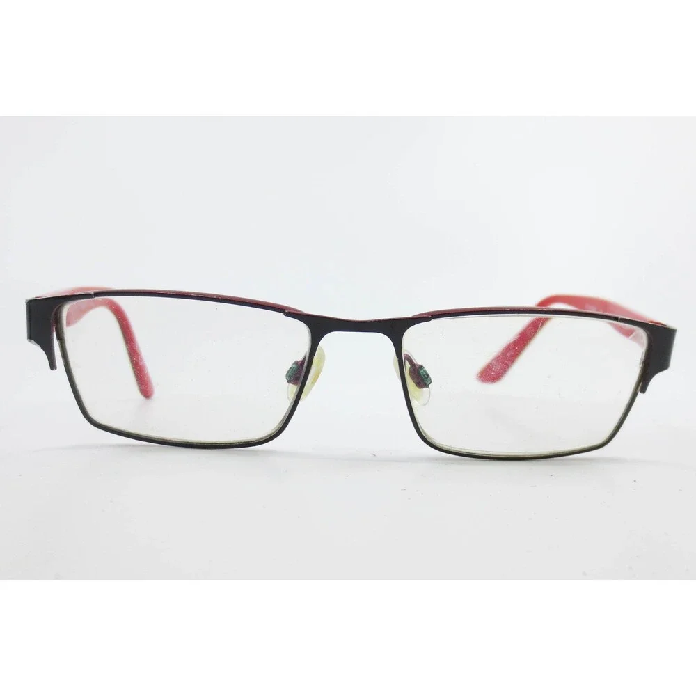 Shaquille O'Neal Crew 7004 Eyeglasses Frames Zyloware 50-16-135 Red Black